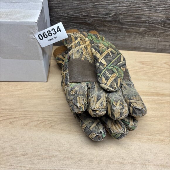 Vintage Camouflage Gloves Insulated Camo Outdoors Mens Large - Picture 11 of 11